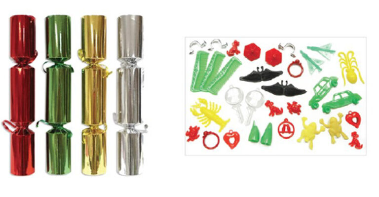 10 inch Plain Coloured Foil Cracker (Qty 50)