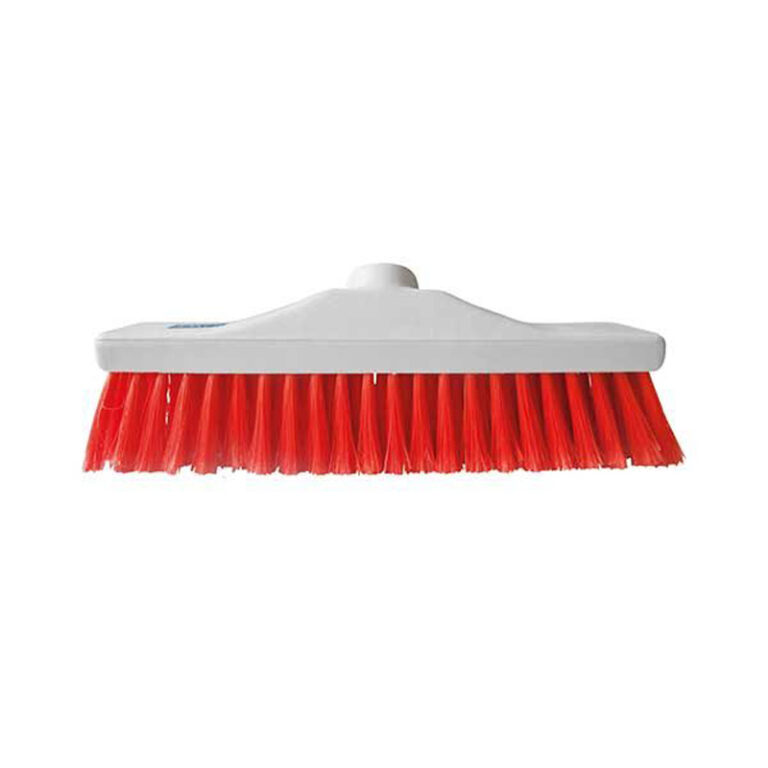 12 inch Red Soft Hygiene Broomhead (Qty 1)