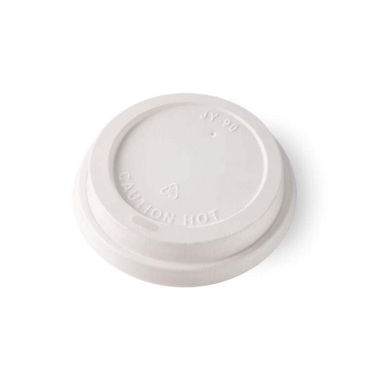 ids for 12oz and 16oz double wall cups – pack of 100, white plastic fit lids