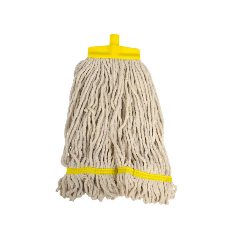 16oz Stay Flat Looped Freedom Mop Head Yellow (1)