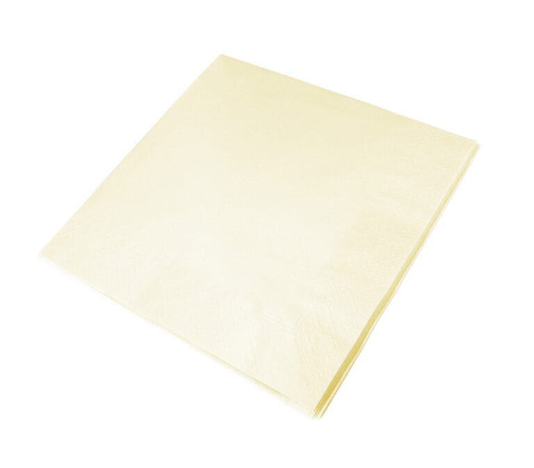 25cm 2Ply Cream Cocktail Napkins (4000)