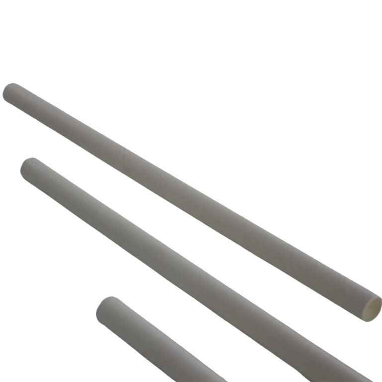 8 inch Jumbo White Paper Slush Straws 10mm (Qty 250)