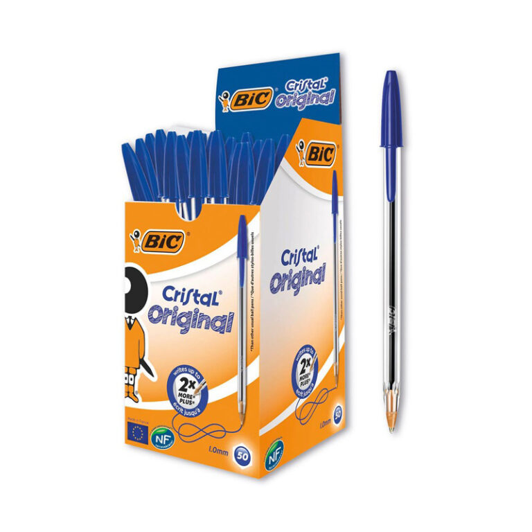Bic Biro Pens Blue (50)