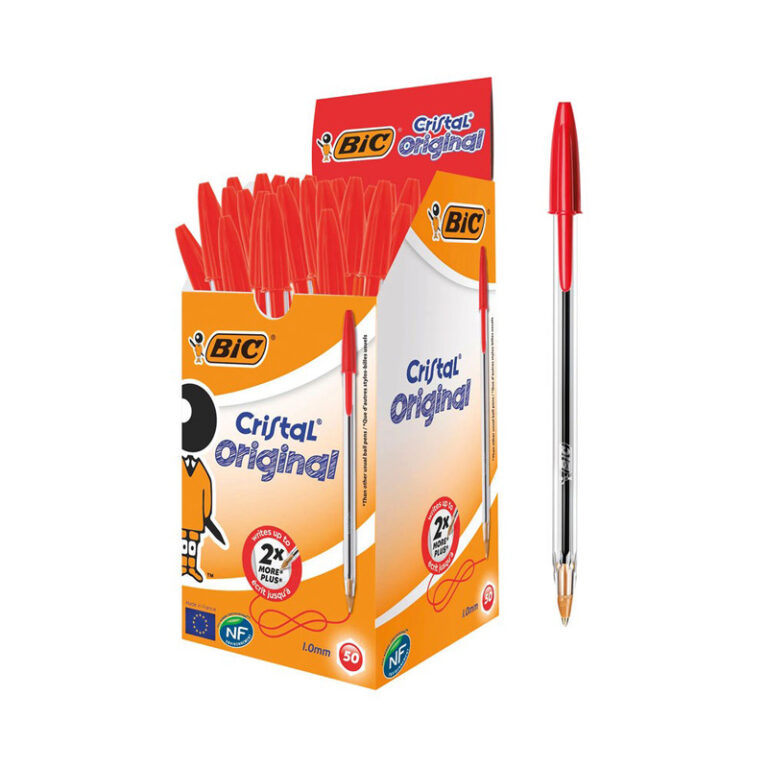 Bic Biro Pens Red (50)