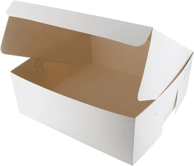 Cake Boxes White 10x10x4 inch (Qty 100)