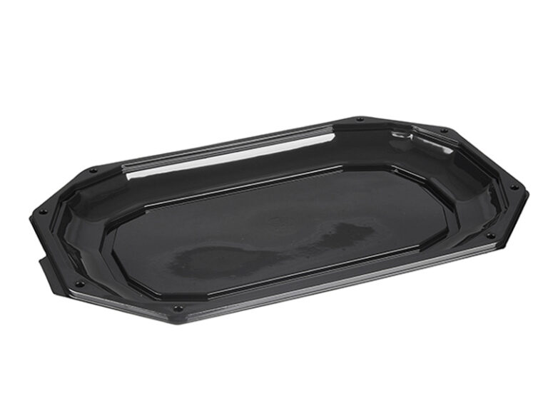 Large Black Platter (17x11 inch)  430x280mm (1)