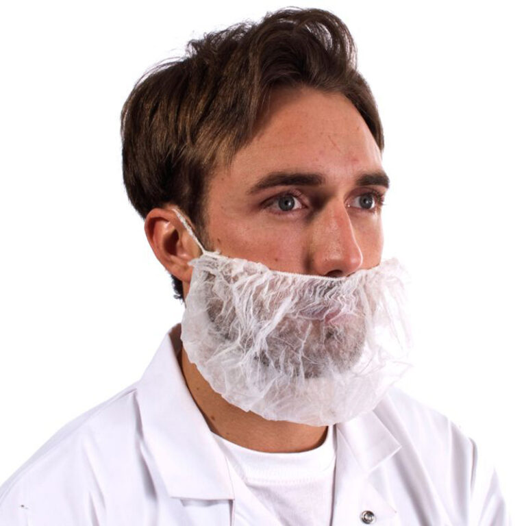 Non-Woven Beard Masks White(100)