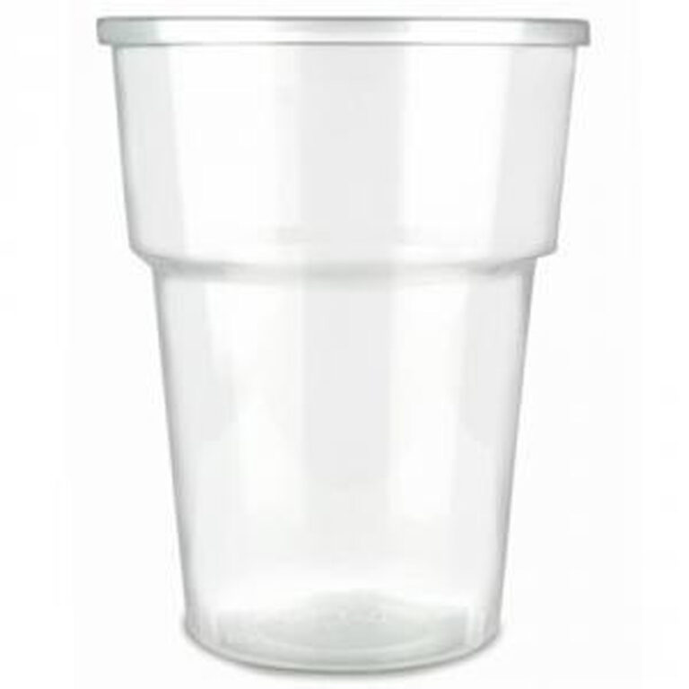 Pint To Brim Plastic Tumblers CE Marked (1000)
