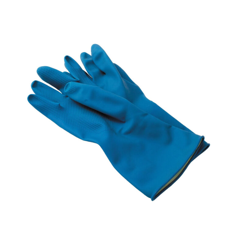 Rubber Gloves Blue Medium (Qty 10)