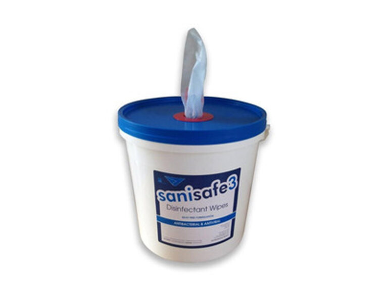 Sanisafe Antiviral Wipes 1500 sheet 200x200mm (Qty 1)