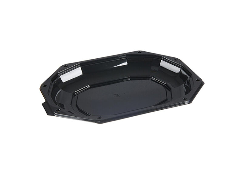 Small Black Platter (12x10 inch) 430x280mm (1)