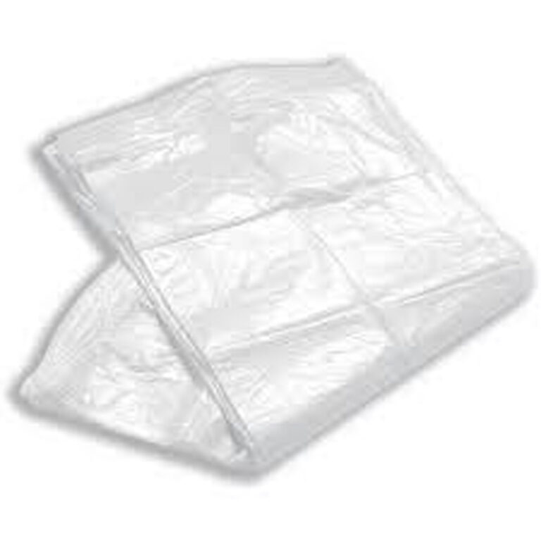 Square Bin Liners Crystal 15x24x24inch (1000)