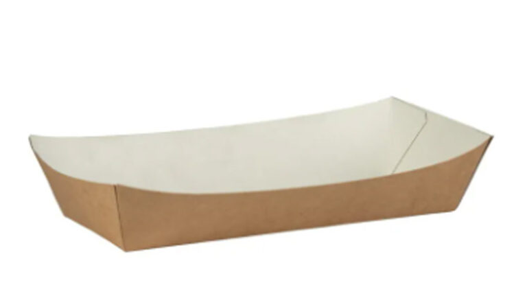 Standard Meal Tray Kraft Compostable 59x26x32.5cm (Qty 500)