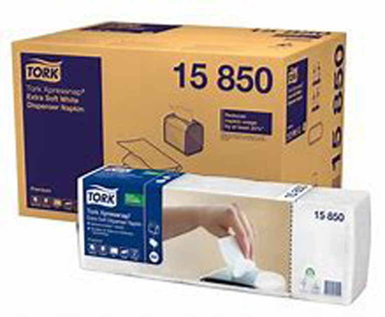 Tork Xpressnap Dispenser Napkin 2Ply 2Fold White (8000)15850