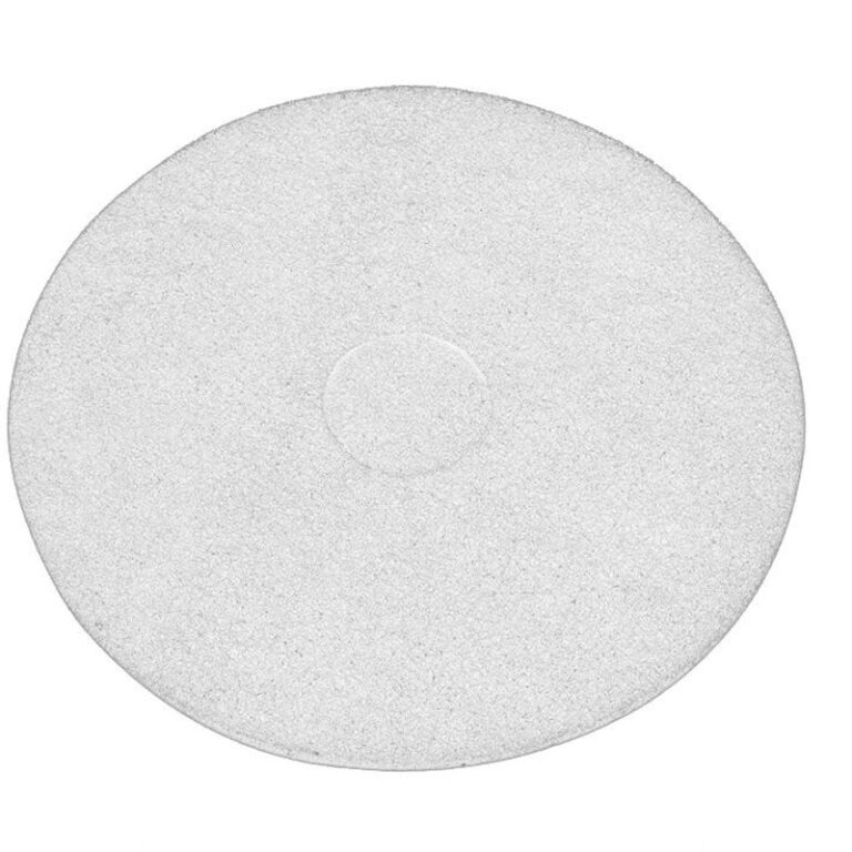 White Buffable Floor Pads 17 inch (Qty 5)