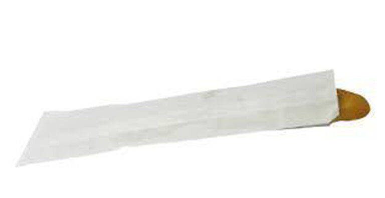 White Fench Stick Baguette Bags 4x6x26 inch Strung (Qty 1000)