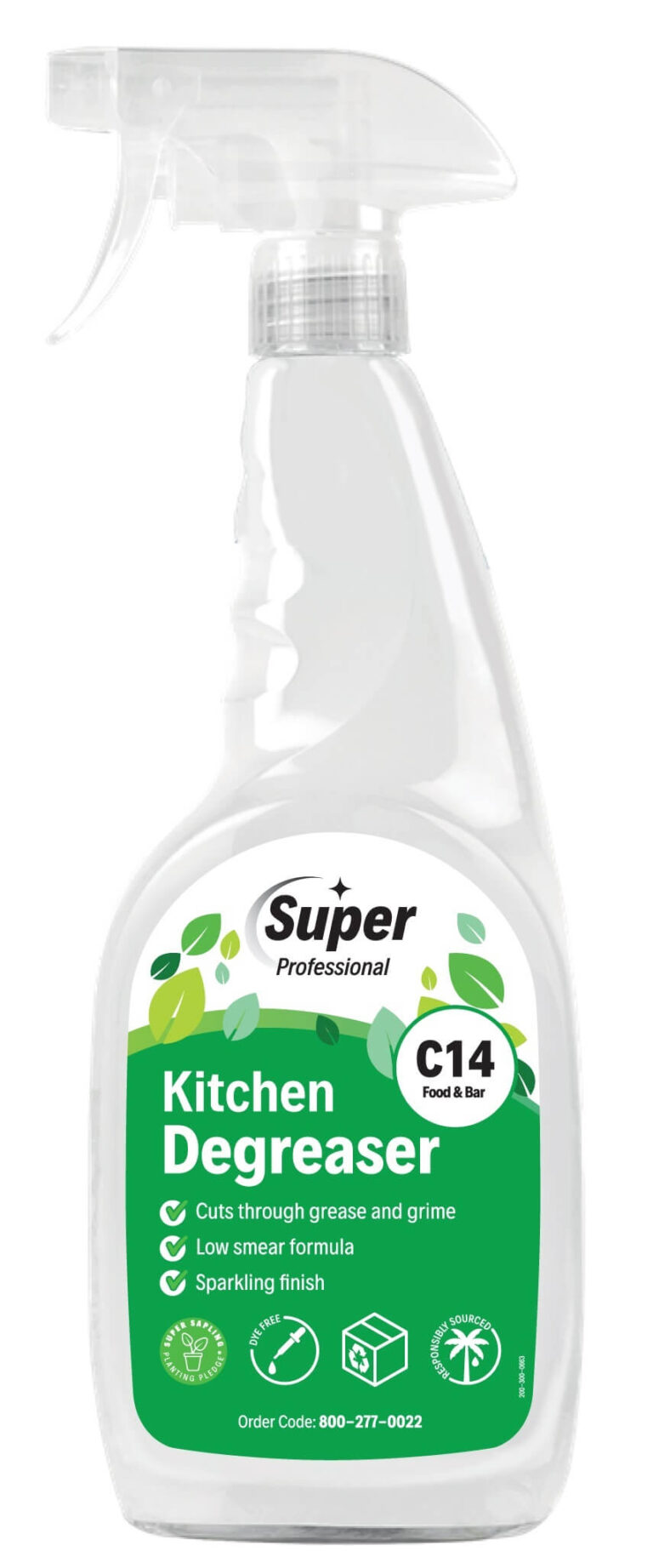Kitchen Degreaser C14 750ml - Powerful grease and grime remover for kitchens, ideal for hobs, ovens, and worktops.