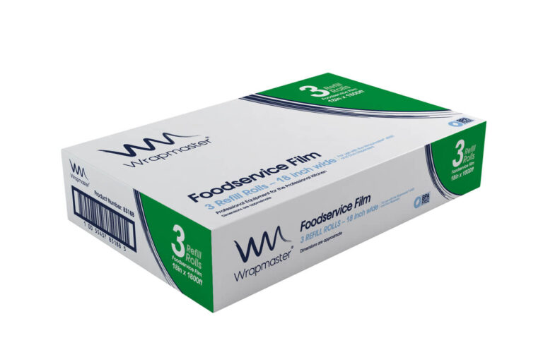 Wrap Master 4500 clingfilm 18 inch x 50m pack of 3 rolls