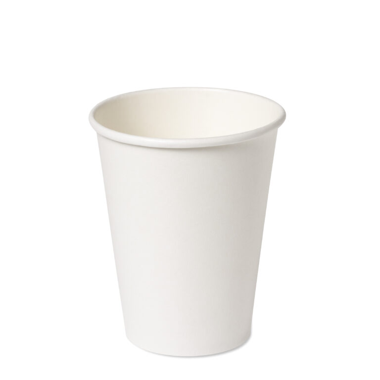 12oz white paper cups in bulk pack of 1000 for hot and cold beverages