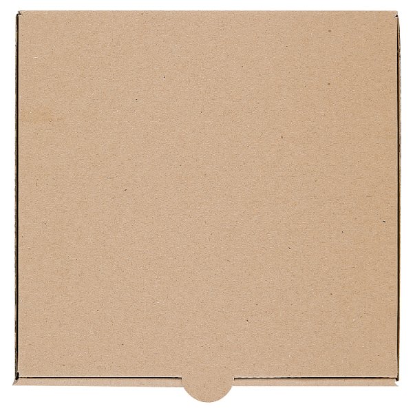 7-inch brown kraft pizza boxes stacked, eco-friendly corrugated packaging for small pizzas