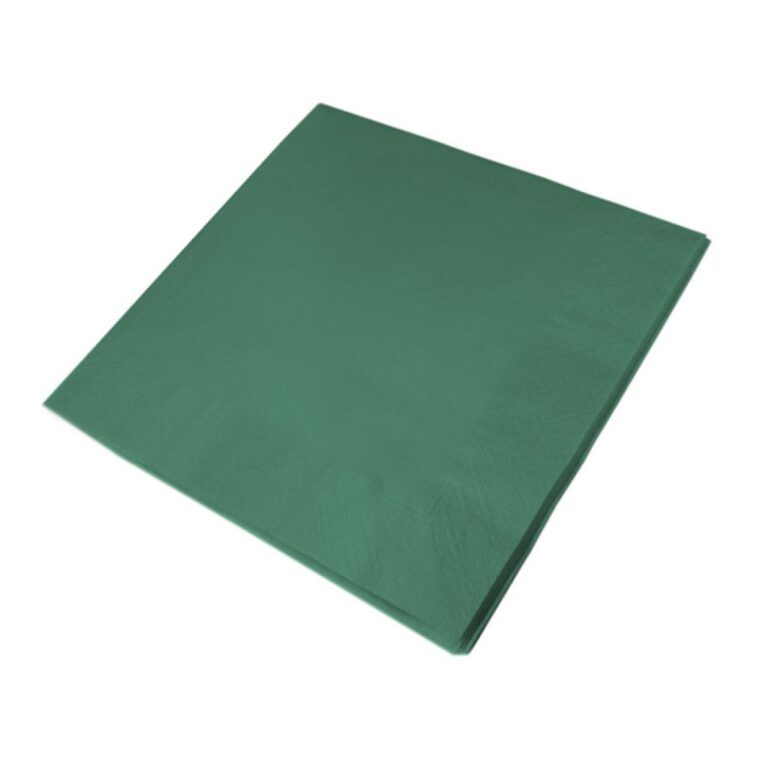 40cm 2-ply Mountain Pine green napkins, pack of 125