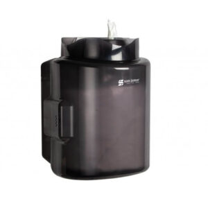 Wall-mounted gym wipes dispenser for easy access to sanitizing wipes