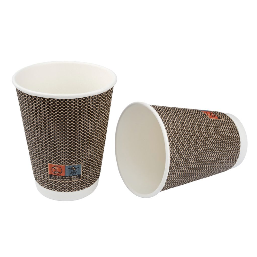 12oz Coffee Cups Signature VIP  (Qty 100)