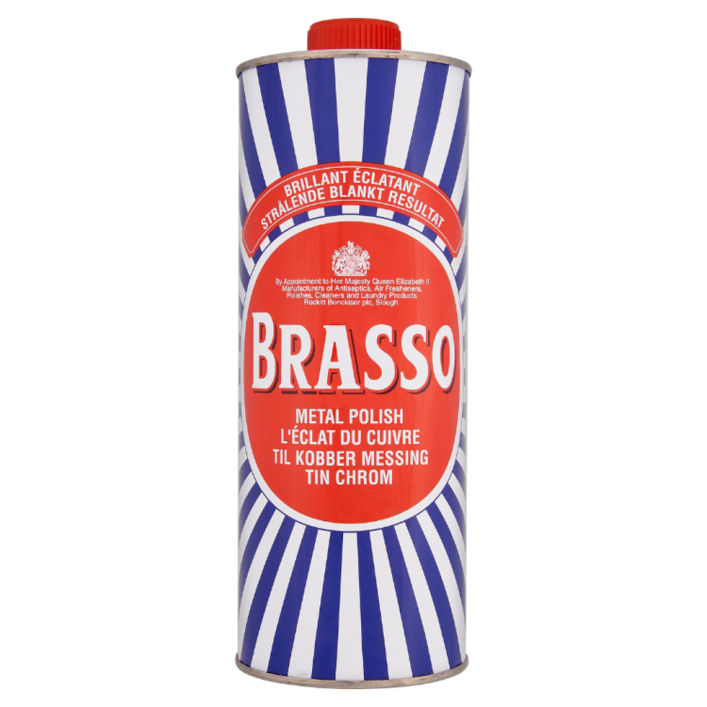 Brasso Metal Polish 1 Litre bottle for cleaning and shining metal surfaces