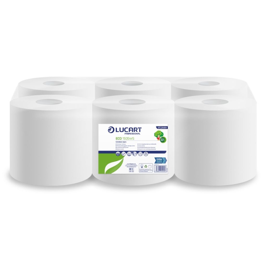 Centrefeed 2 Ply White Embossed 150m (6)