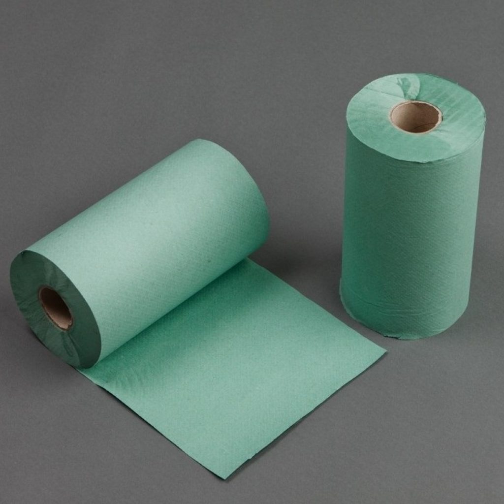 Green Roll Towel 1ply 76m x 200mm (Qty 16)