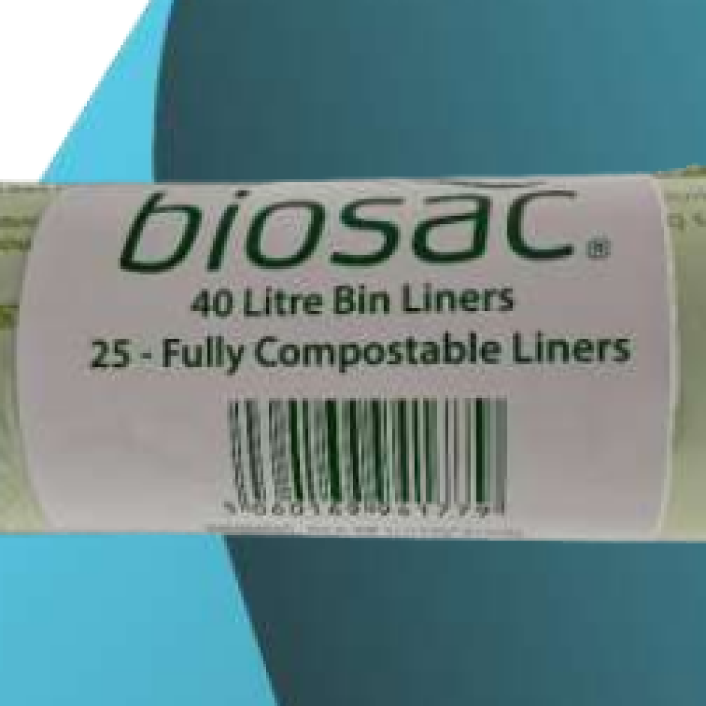 Heavy Duty Green Compostable Bin Liners 24x31 inches, pack of 100