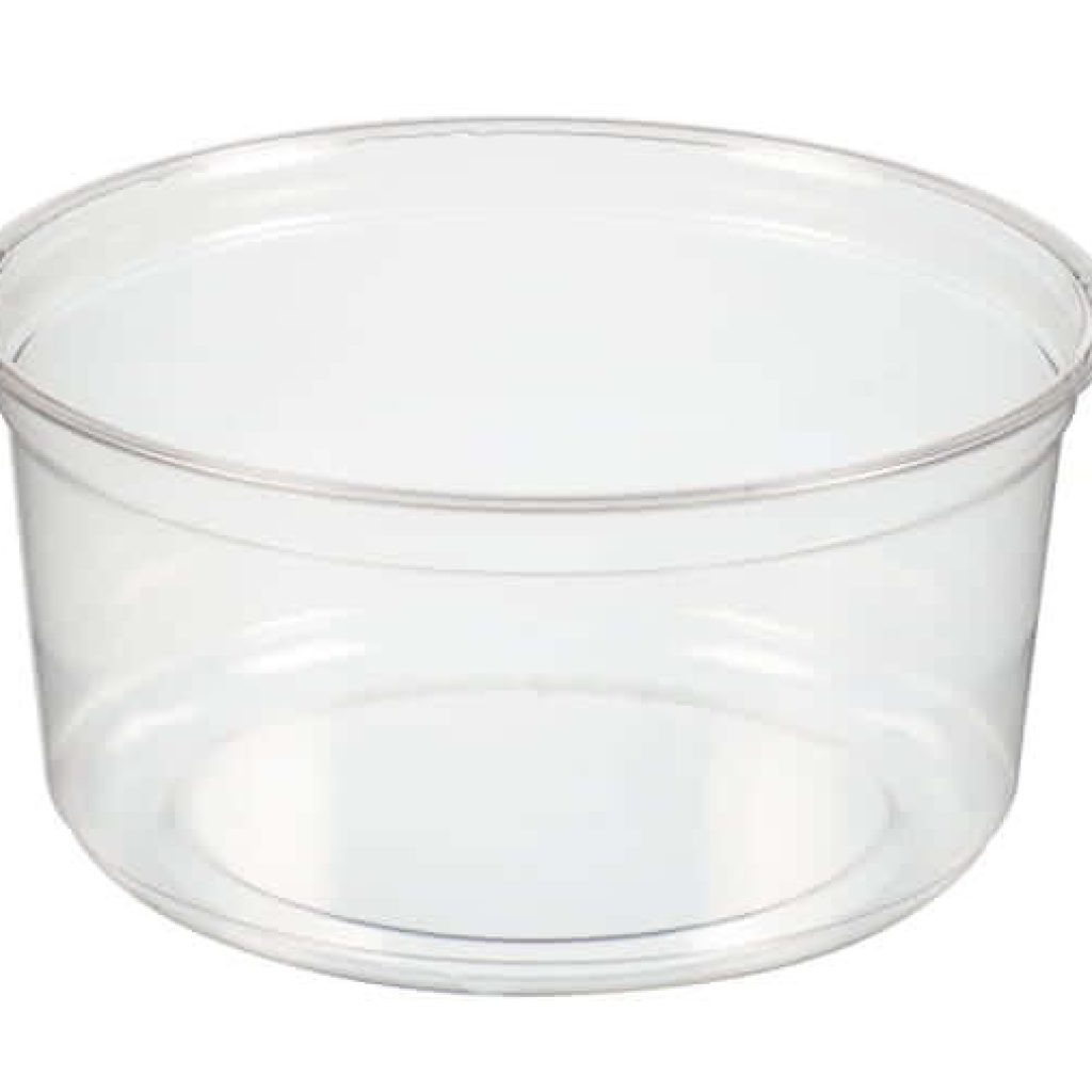 12oz Microwave Container with Lid, durable and microwave-safe for storing and reheating food.