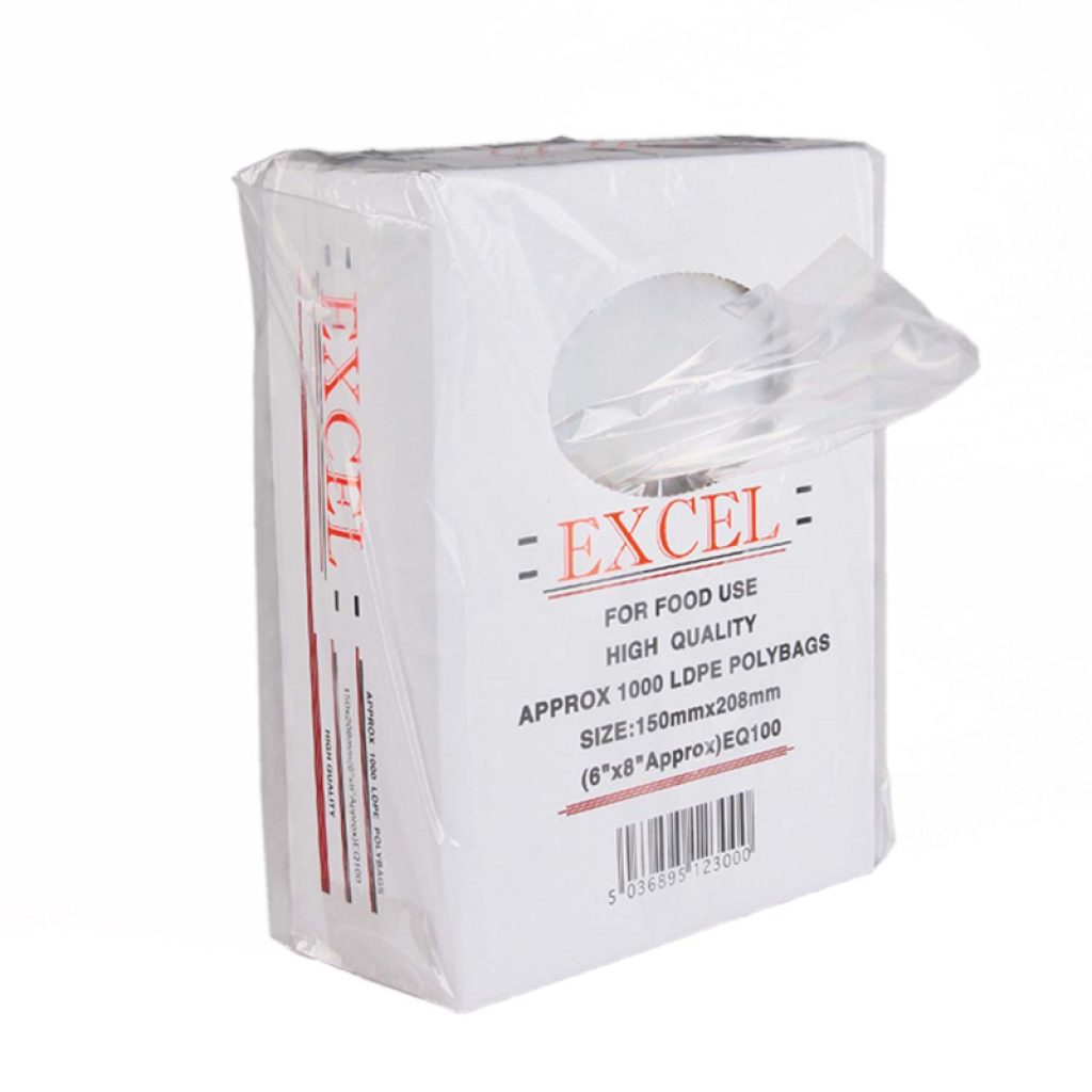 Poly Bags 6x8 inch (Qty 1000)