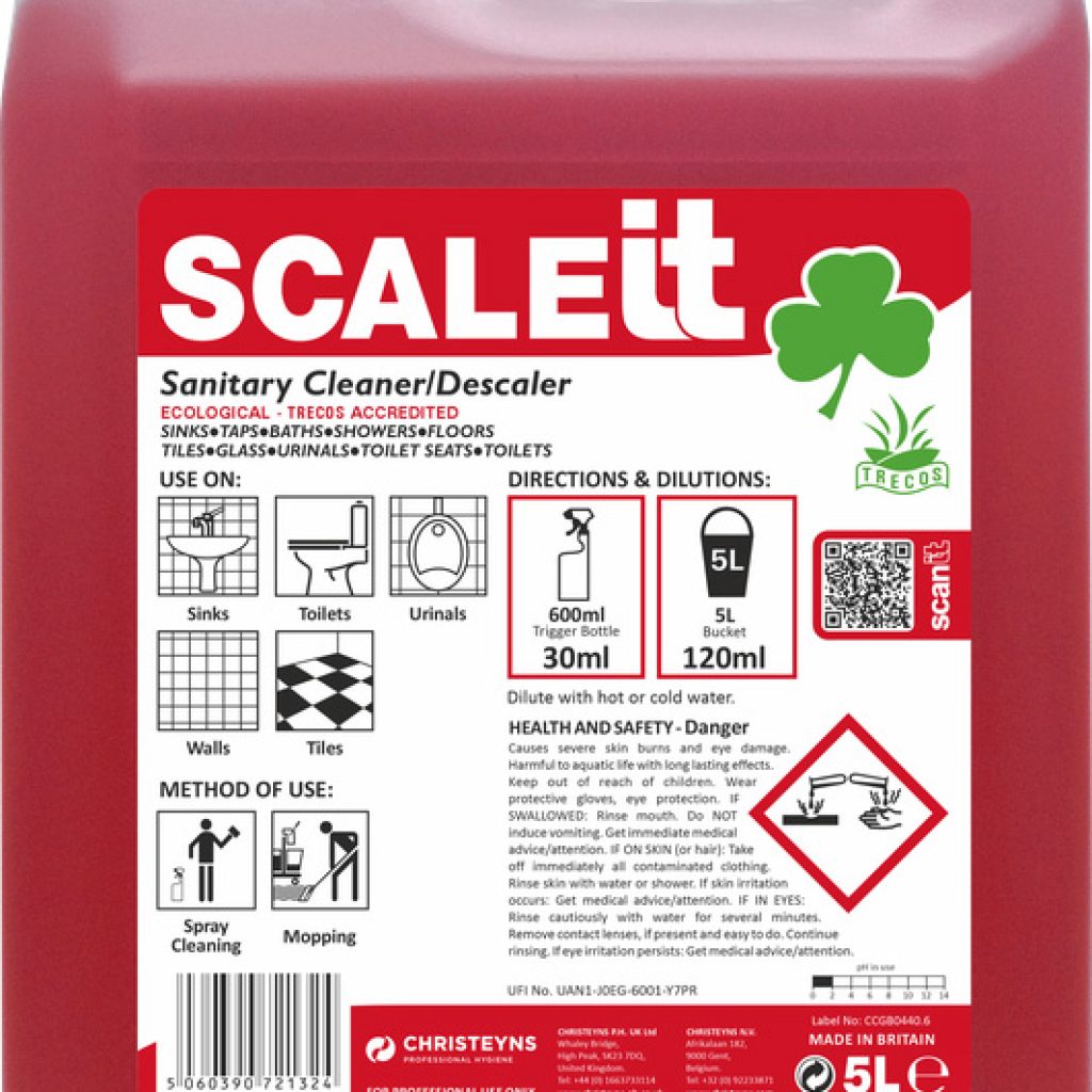 ScaleIt Sanitary Cleaner & Descaler (5Ltr)