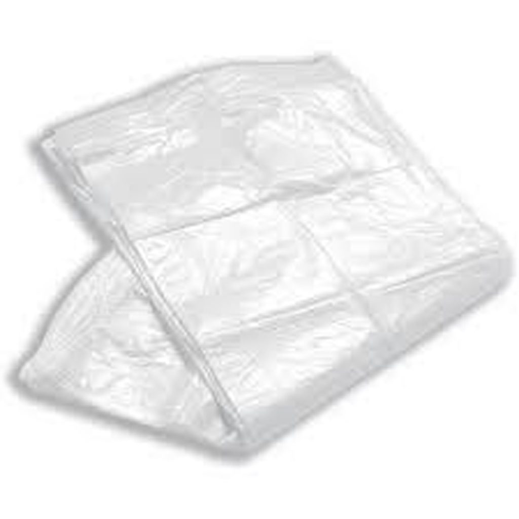 Square Bin Liners Crystal 15x24x24inch (1000)