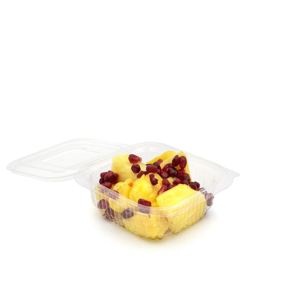 Square Clear Salad Container 250cc (500)