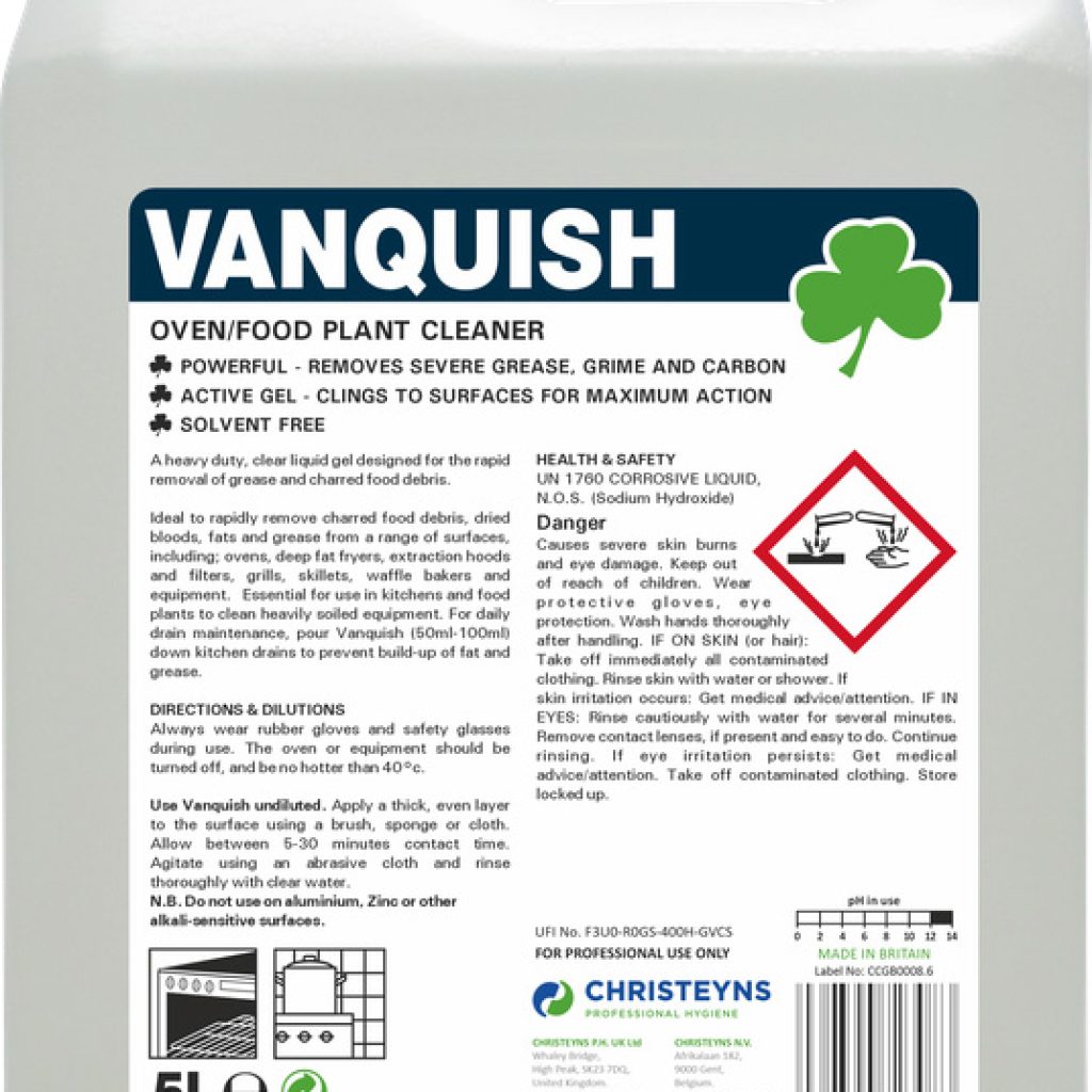 Vanquish Heavy Duty Oven Cleaner  (5Ltr)
