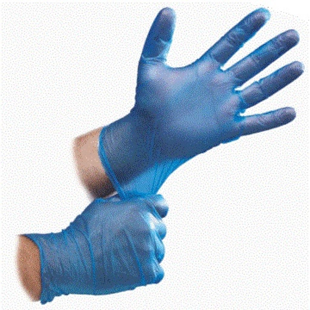Extra large blue powder-free vinyl gloves offering reliable barrier protection for tasks requiring hygiene and comfort, ideal for catering, cleaning, and medical use