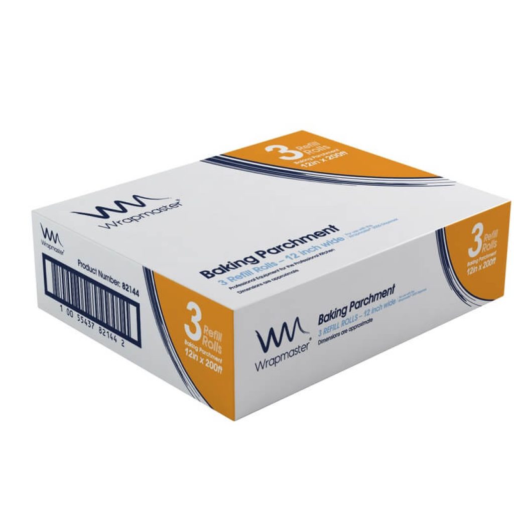 Wrap Master 3000 baking parchment 12 inch x 50m pack of 3 rolls